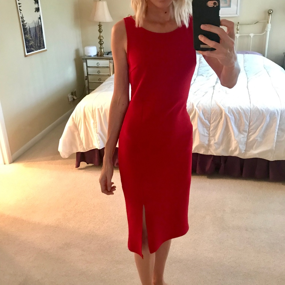 SOPRANO Formal Bodycon Dress - Red